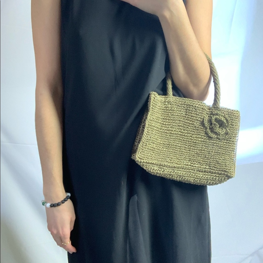 Vintage Indeed Jute Mini Bag